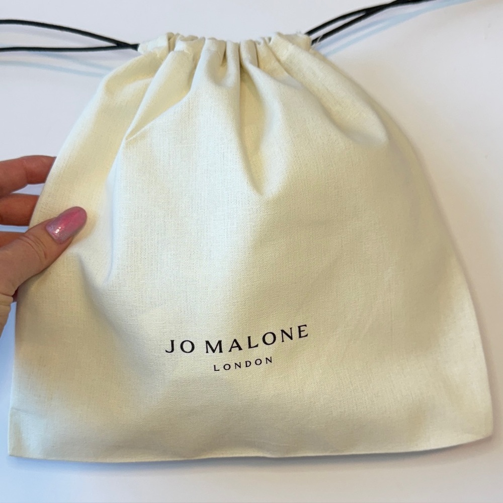 Jo Malone London canvas drawstring gift cosmetic makeup bag New Medium Size